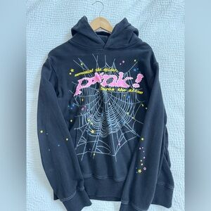 Black sp5der hoodie